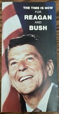 1980 The Time is Now Reagan Bush Presidential Campaign Brochure picture
