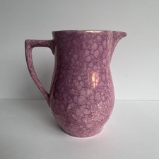 Vintage RCW Retsch Co Wunsiedel Bavaria Germany Lusterware Pink Pitcher 5.25