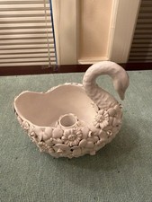 Vintage Ardalt Fiori Bianco Swan White Flowers Candleholder, Italy, 6