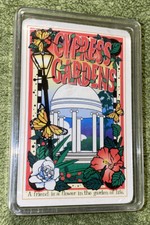 Vtg Cypress Gardens FL Souvenir Playing Cards In Plastic Case NOS picture