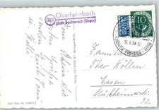 55413 W6531 Oberheimbach near Bingen am Rhein - state postmark Niederheimb... - 51 picture