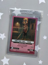 Tung Tung Tung Sahur 42/150 Panini Skifidol Italian Brainrot Card TCG Holo Rare  picture