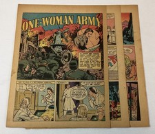 1944 five page cartoon story ~ LT ANNIE DEN HOOCH ~ Netherlands Army Nurse picture