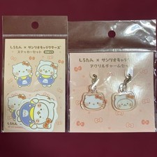 Shirotan Sanrio Collaboration Acrylic Charm Set Hello Kitty Sticker picture