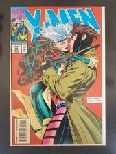 Marvel Comics X-Men #24 (1991) Direct Edition Rogue Gambit Scott Lobdell picture
