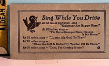 Vintage The Travelers Cafe Business Card 
