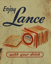 ENJOY LANCE SQUARE CRACKERS W/ YOUR DRINK 15
