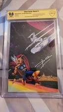 Silver Surfer Black 1 9.8 Exclusive Joe Jusko VARIANT HOMAGE THOR CBCS SS AUTO picture