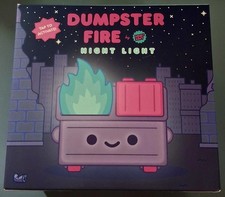 100% Soft Magical Trash Edition Dumpster Fire Figure Rare Night Light  picture