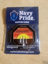 US Navy 2024 RIMPAC Challenge Coin. Pearl Harbor,