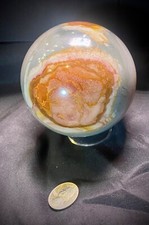 3.75” Large Polychromate Desert Jasper Sphere 2lb 9.6oz (1.180kg) picture