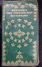 Vintage 1951 Webster New Vest-Pocket Dictionary Wilcox & Follett picture