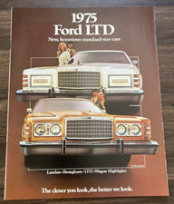 1975 Ford LTD - Vintage 12-Page Dealer Sales Brochure Catalog - 8/74 Version picture