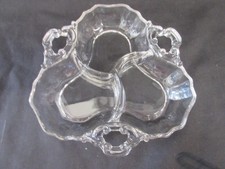 Fostoria Colony Triangular 3 Part Relish, 8