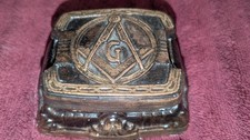 Vintage Masonic Trinket Box picture