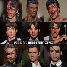 1/6 And 1/12 Custom Head Sculpt Painting Service - Paint Unpainted Heads picture