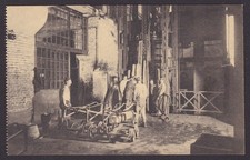 BELGIUM, Vintage postcard, Le Charbonnage (Coaling) picture