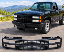 Front Grille Black Shell with Black Insert Grill Compatible with Chevrolet 1988- picture