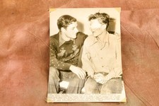 Auto Crash Actors Roddy McDowall Dick Long 6⅛x8⅝ 1947 AP Wire Photo V33 picture
