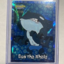 2025 Topps Chrome SpongeBob Don The Whale Bubblefractor /99 picture