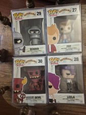 Futurama Funko Pop 27, 28, 29, 30 Set picture