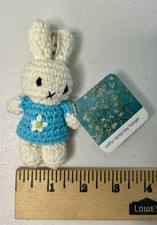 Handmade Crochet Miffy Nijntje Bunny Keyhanger Just Dutch Van Gogh Museum W/tag picture