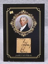2024 Pieces Of The Past One Time Series President James Monroe Handwritten Relic picture