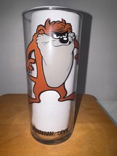 Vintage 1973 Tasmanian Devil Pepsi Glass Collector Series Looney Tunes Taz picture