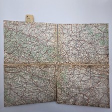 Original WW2 German Heereskarte Map HALLE–BRESLAU Linen-Backed 1:300k Grossblatt picture