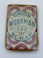 Rare 1920’s Unopened Wax Pack Scrap Union Workman Tobacco Scotten Dillon Co picture