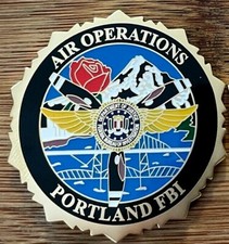 FBI - Portland Field Office - AIROPS FirstGEN FC SUPER RARE Challenge coin picture