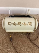 VTG MCM art deco Red Metal Reading Light Wall Mounted Bed Headboard Lamp Works picture