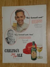 Magazine Ad* - 1948 - Carling's Red Cap Ale picture