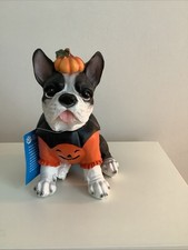 Halloween Boston Terrier/Frenchie The Humane Society Resin Statue Figurine Decor picture