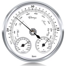 Aowutus 5 in 3-in-1 Weather Station Barometer Thermometer Hygrometer Indoor picture
