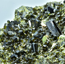 634 Gram Top Quality Deep Green EPIDOT Crystals On Matrix From Skardu Pakistan picture