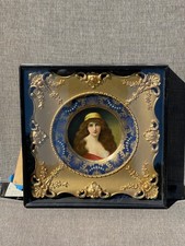 Vienna Art Plate 1905 Tin Lithograph Nice framed. COCA COLA WESTERN BOTTLING picture