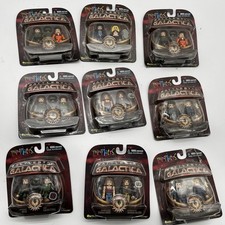 Minimates Battlestar Galactica Apollo, 6 Adama, Cylon Starbuck Figure NIP Lot picture