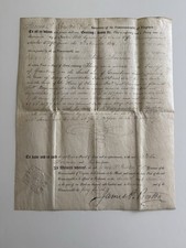 1814 Virginia Land Grant – Gov. James P. Preston picture