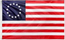 US Betsy Ross Flag 3X5 Ft American USA Historical 13 Star Flag Outdoor Indoor picture