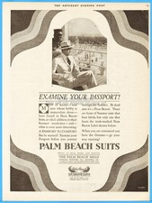 1919 Goodall Worsted Co Print Ad Sanford ME Palm Beach Men's Summer Suit Fashion picture