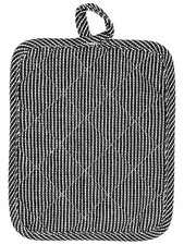 American Linen 8-Pack Heat Resistant Pot Holders & Hot Pads 4 Pack, Black picture