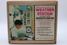 Vintage American Basic Science Club Weather Station Kit Unassembled Lafayette picture