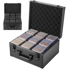 VEVOR Graded Card Case 3 Row 180 PSA Slab Storage Box Mechanical Lock 12 Divider picture