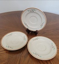 Vintage Newcor Country Side Stoneware 3pc. Mug plate set picture