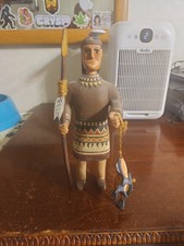 Vintage Randy Tate Native American Hunter Figurine Midwest of Cannon Falls Signd picture