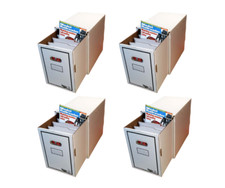 4 Magazine/Document Storage Box with Drawers & Dividers Magazine Drawer Box picture