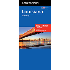 Rand Mcnally Easy to Fold: Louisiana Laminated Map picture