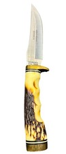 Vintage Schrade Uncle Henry 153UH Super Sharp Golden Spike Fixed Blade Knife picture