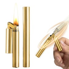 Vintage Trench Lighter, Cool Copper Lighter, Windproof Brass Lighters for Men Da picture